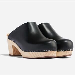 Nisolo All Day Heeled Clog Black Size 9